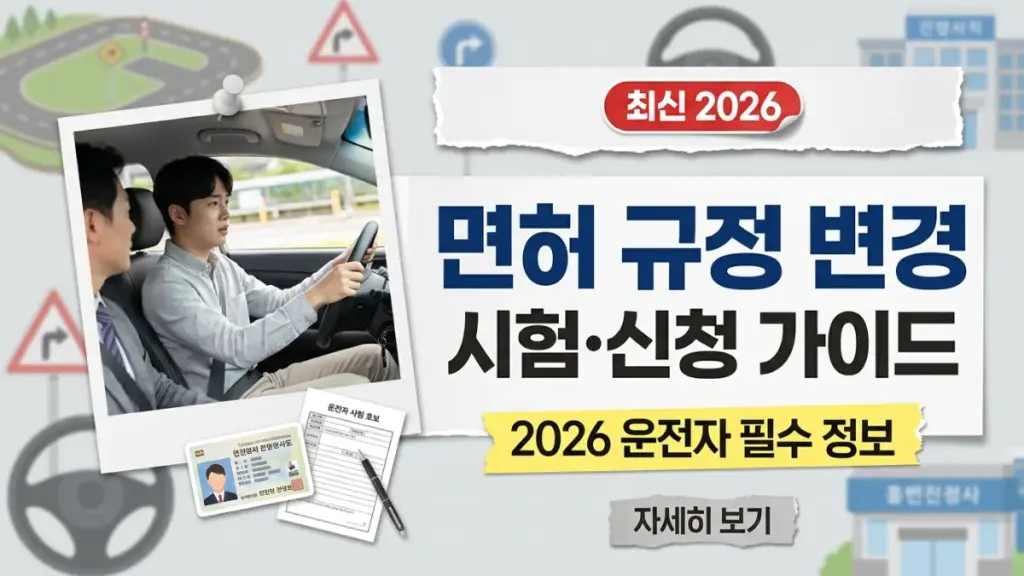 한국 운전면허 2026